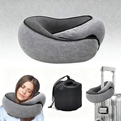 Snail Plane Neck Pillow - Travel Pillow, with a soft support design, suitable for sleeping, car ， train , office and home use