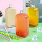 400mL Plastic Beverage Bottles Durable Water Containers with Secure Lids for Drinking Storage