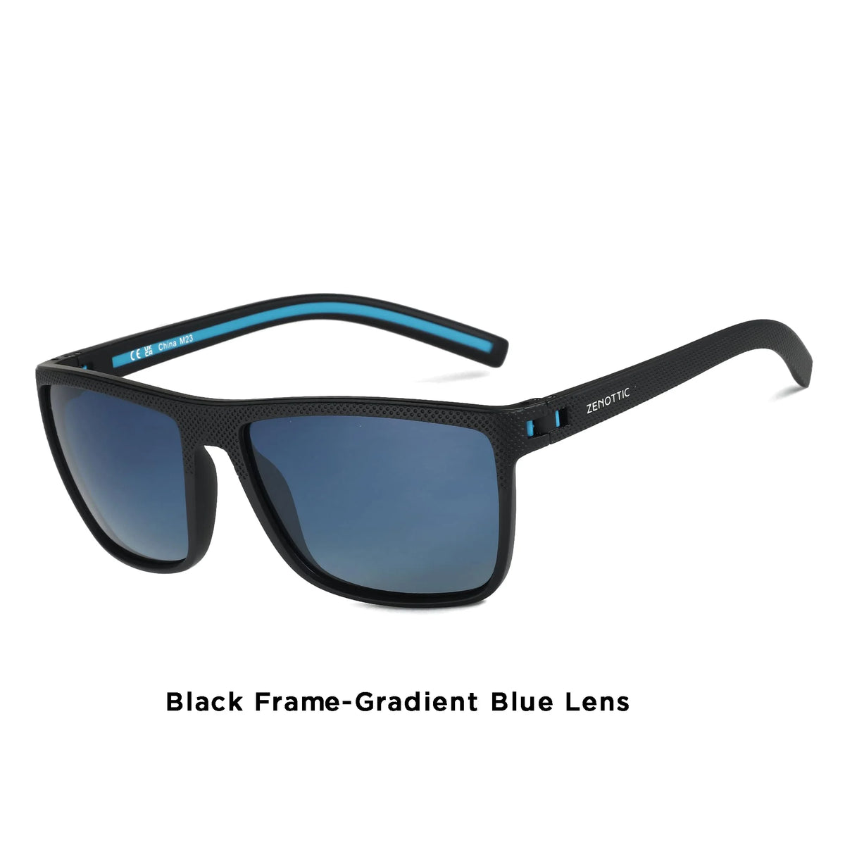 ZENOTTIC Retro Polarized Sunglasses for Men Lightweight TR90 Frame UV400 Protection Square Sun Glasses Night Vision Goggles
