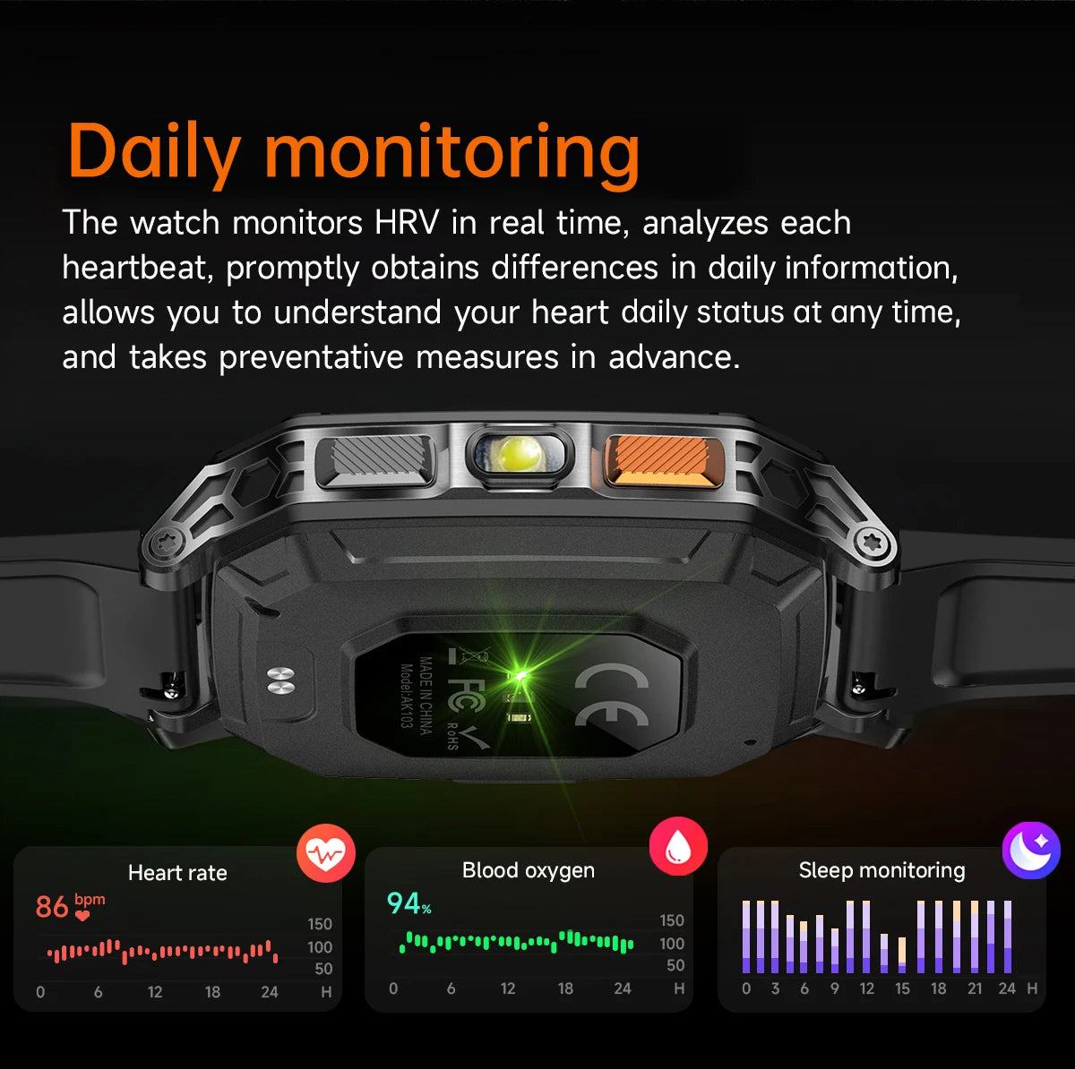 LIGE 2026 Military Grade 1400mAh Battery Smart Watch Men 2.01" HD Screen IP68 Waterproof Sport Fitness Bluetooth Call Smartwatch