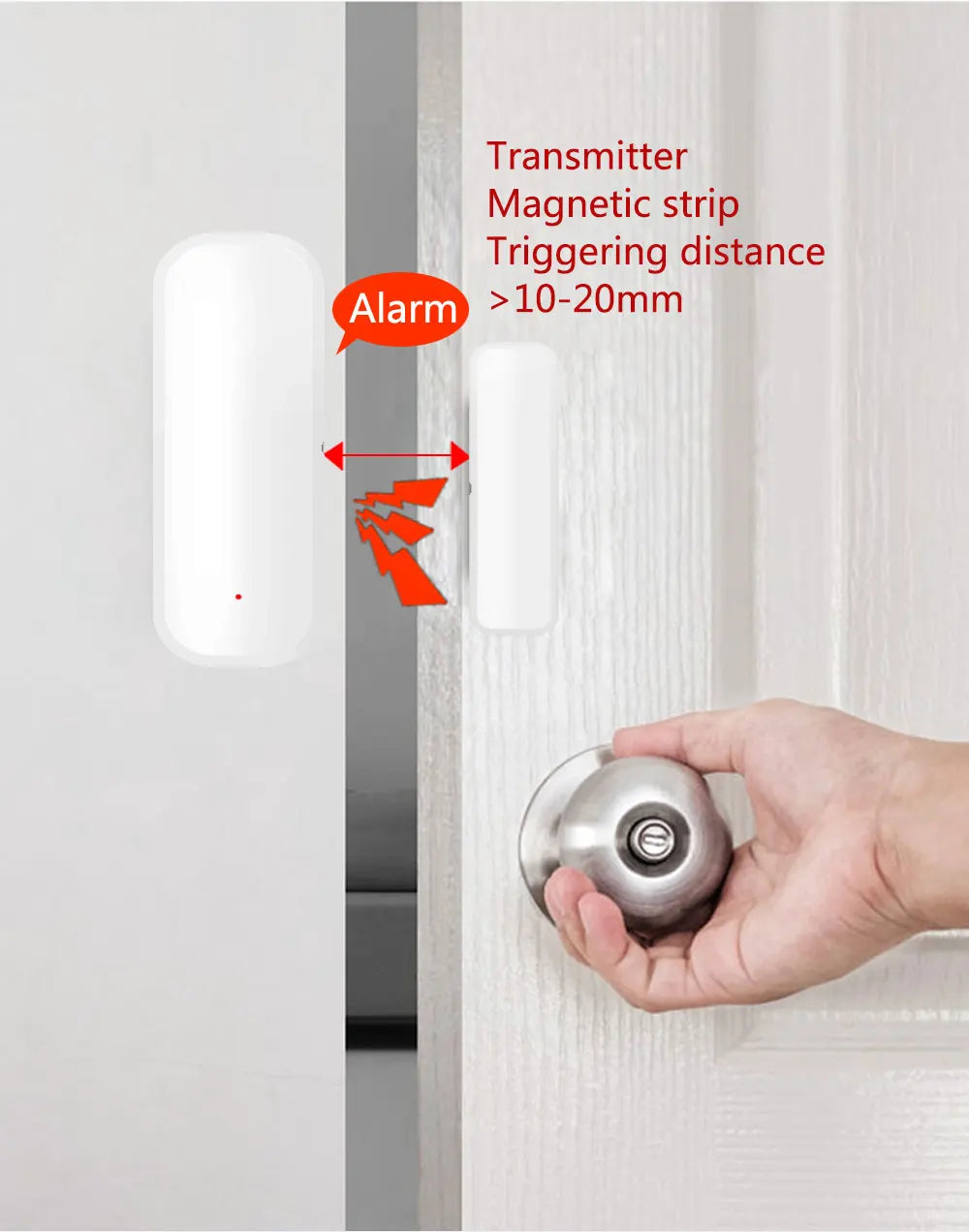 Tuya Smart Door Sensor Zigbee Door Window Open Closed Detector Smart Home Security Alarm System Smart Life APP Control