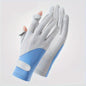 Summer Gloves Breathable Women Thin Ice Silk Cycling Driving Gloves Touch Screen Quick Dry Sunscreen Non-slip Riding Gloves
