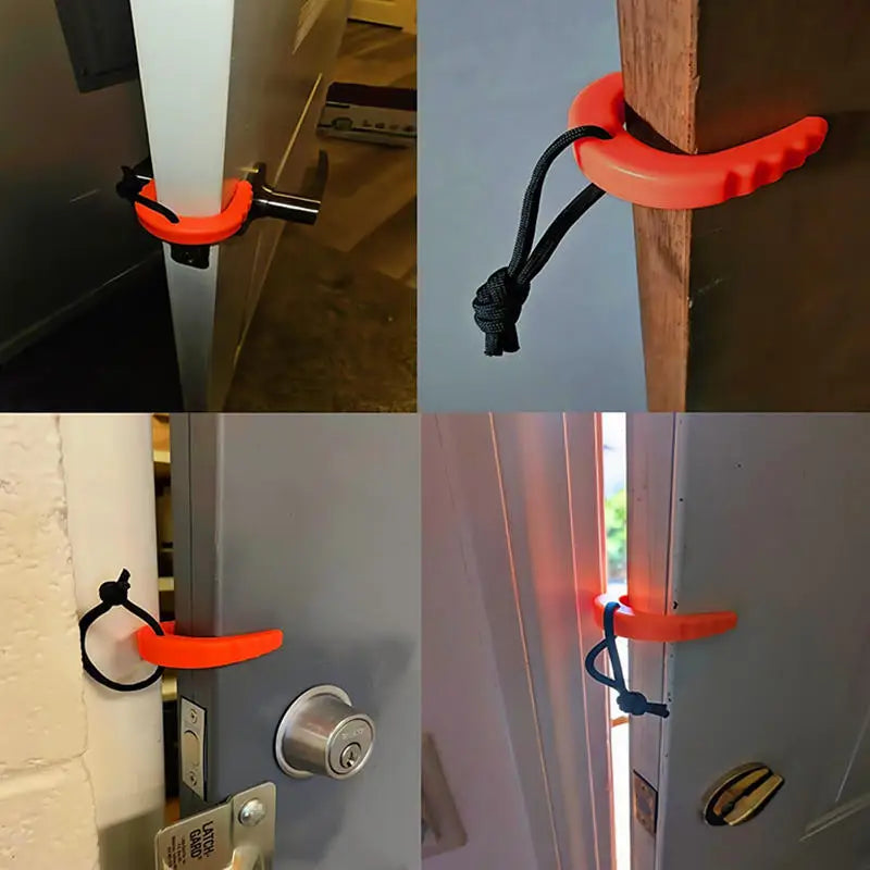1/2Pcs Door Stopper Wedge Heavy Duty Door Stop for Police Firefighter First Responder Door Holder