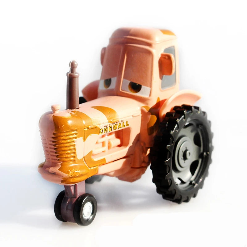 Hot Sale Bandai Pixar Cars Lightning McQueen Mater Mack Uncle Metal Model Racing Car Toys Children's Birthday NEWYEAR Gifts
