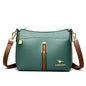 Brand Design Three Layers Fashion Shoulder Messenger Bags Luxury Soft Leather Crossbody Sac Quality Small Handbags and Purses
