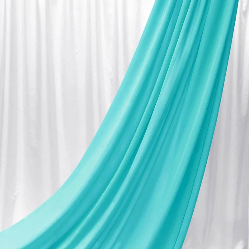 Dusty Blue Soft Chiffon Fabric for Wedding Party Decor Home Decor Georgette Backdrops Curtain Dress Skirt Shirt Cloth DIY