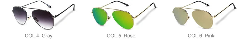 TAGION Brand New Men's Pilot Sunglasses Women Men Alloy Frame Fashion Sunglasses Driving Lenses Unisex Eyewear 2767