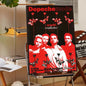 D-Depeche-Mode Singer Star Anime Posters Room Bar Cafe Room Decor Canvas Painting