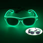 New Cool Cyberpunk Style Glasses Glowing Party Decor Luminous LED Sunglasses Lighting Up Bar Rave Music Dancing Party
