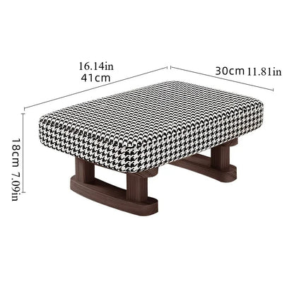 Creative Small Wood Chair Household Shoe Changing Stool Ins Sofa Living Room Foot Rest Stool Tea Table Children Bathroom Footsto
