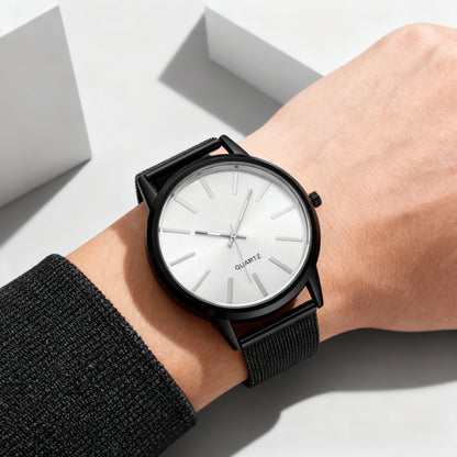 Luxury Women Watches New Stylish Silver Minimalist Business Ladies Alloy Casual Bracelet Montre Femme Female Watch