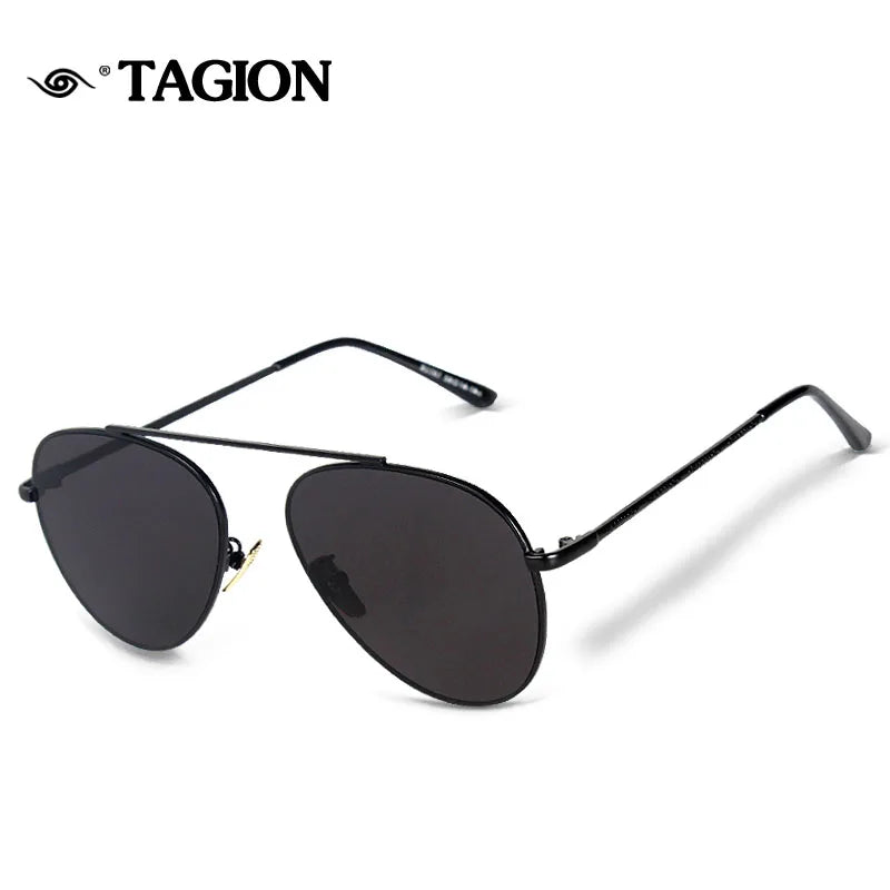 TAGION Brand New Men's Pilot Sunglasses Women Men Alloy Frame Fashion Sunglasses Driving Lenses Unisex Eyewear 2767