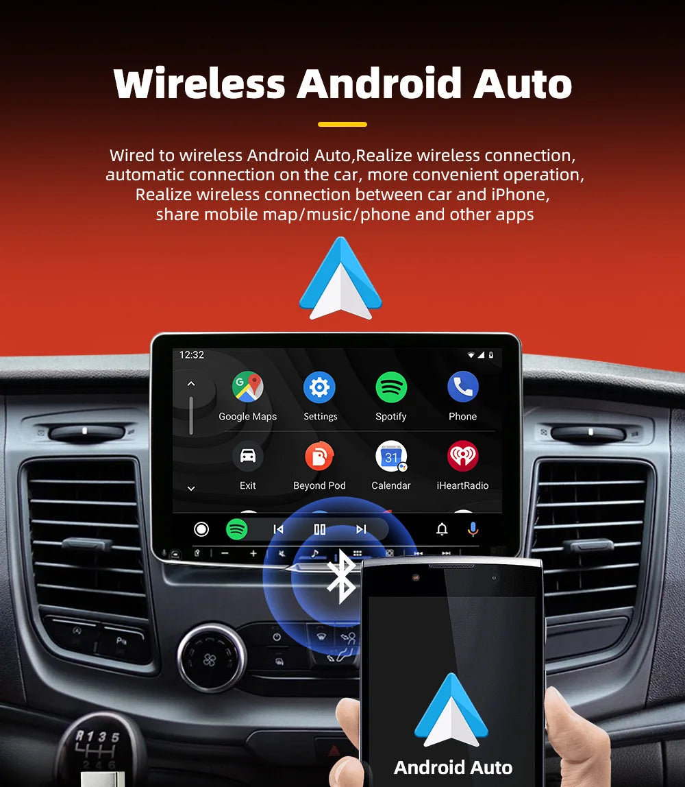 2025 NEW 2 In 1 Wireless Carplay AI Box Android Auto Plug And Play Applicable To Convert Original Car Wired Carplay To Wireless