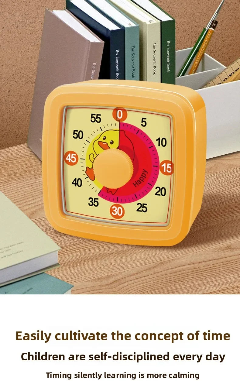 Timer dla dzieci Urządzenie do samodyscypliny Wizualne narzędzie do zarządzania czasem dla uczniów szkoły podstawowej Pomoc w skupieniu się na nauce Zegar do nauki