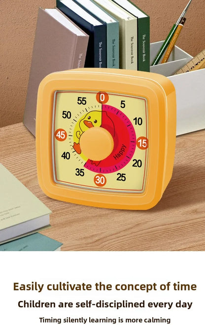 Timer dla dzieci Urządzenie do samodyscypliny Wizualne narzędzie do zarządzania czasem dla uczniów szkoły podstawowej Pomoc w skupieniu się na nauce Zegar do nauki