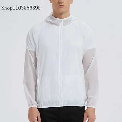Men's Sunscreen Jacket Summer High Quality Casual Windbreaker Jacket Breathable Waterproof Outdoor Jacket Sunshine Proction