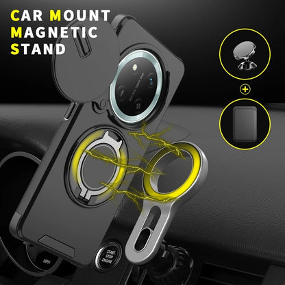 For Honor Magic7 Lite 5G Case Magnetic Holder Ring Shockproof Armor Phone Cover For Honor Magic 7 Lite Camera Protection Fundas