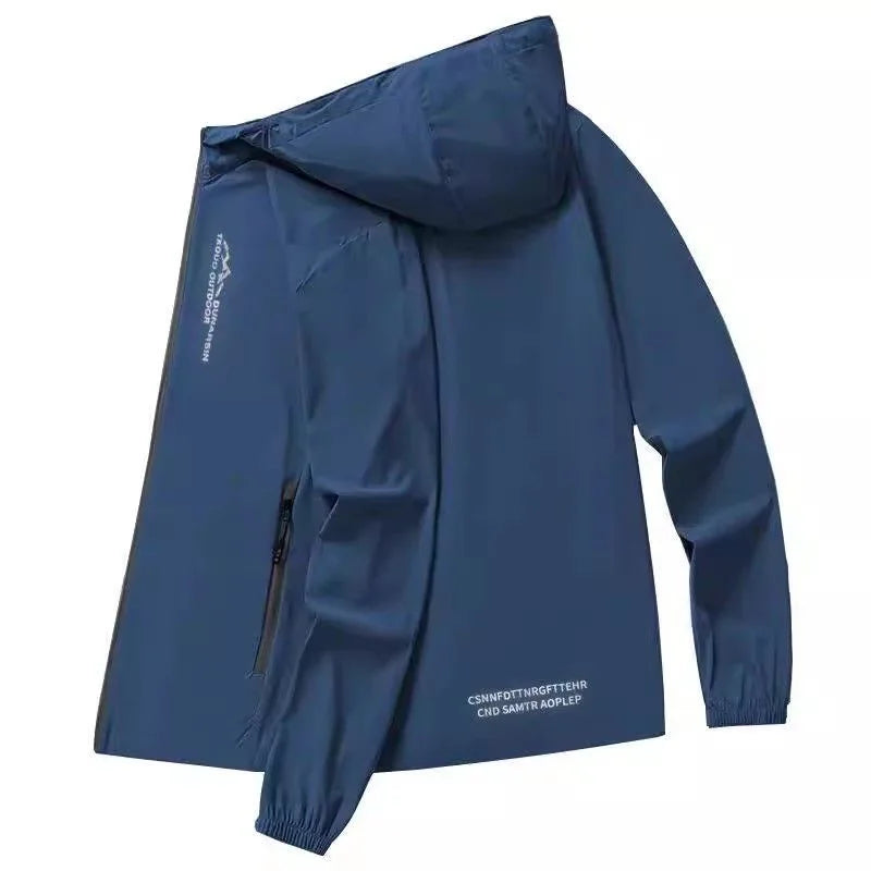 NEW 2025 Sunscreen Coats Men's Breathable Sports Waterproof Jacket Summer UV Protection Outdoor Fishing Skin Clothing