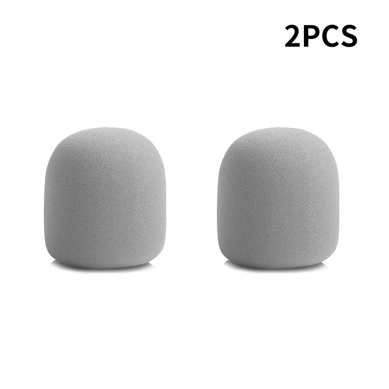 Wireless Handheld Microphone Cover Colorful Windproof Anti-Saliva and Washable Sponge Foam Cover for Most Microphone 3.5 X 7CM