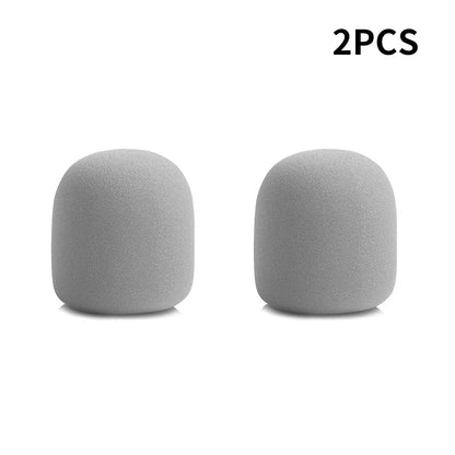 Wireless Handheld Microphone Cover Colorful Windproof Anti-Saliva and Washable Sponge Foam Cover for Most Microphone 3.5 X 7CM