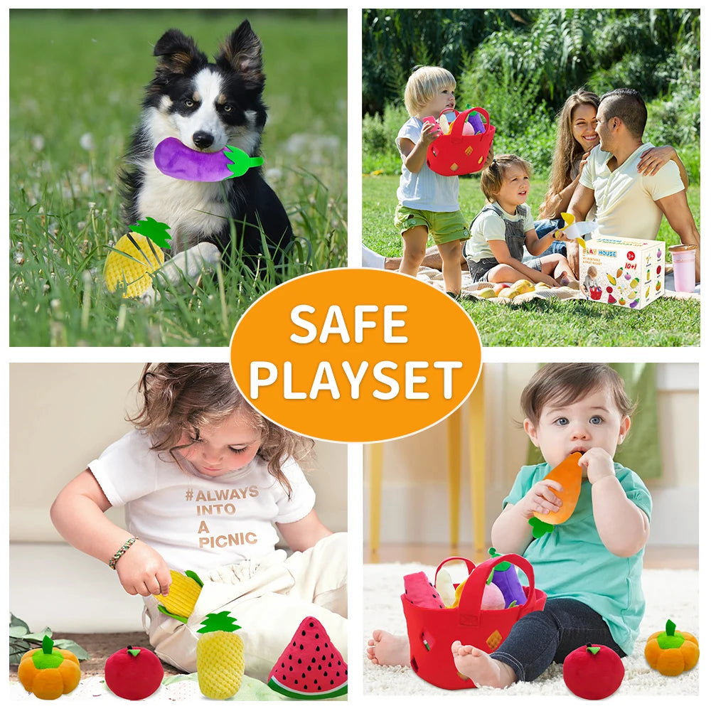Cartoon Vegetable Pumpkin Plushies Toys Kawaii for Kids Soft Cute Fruit Peach Banana Baby Appease Plush Toys Children Girl Gift