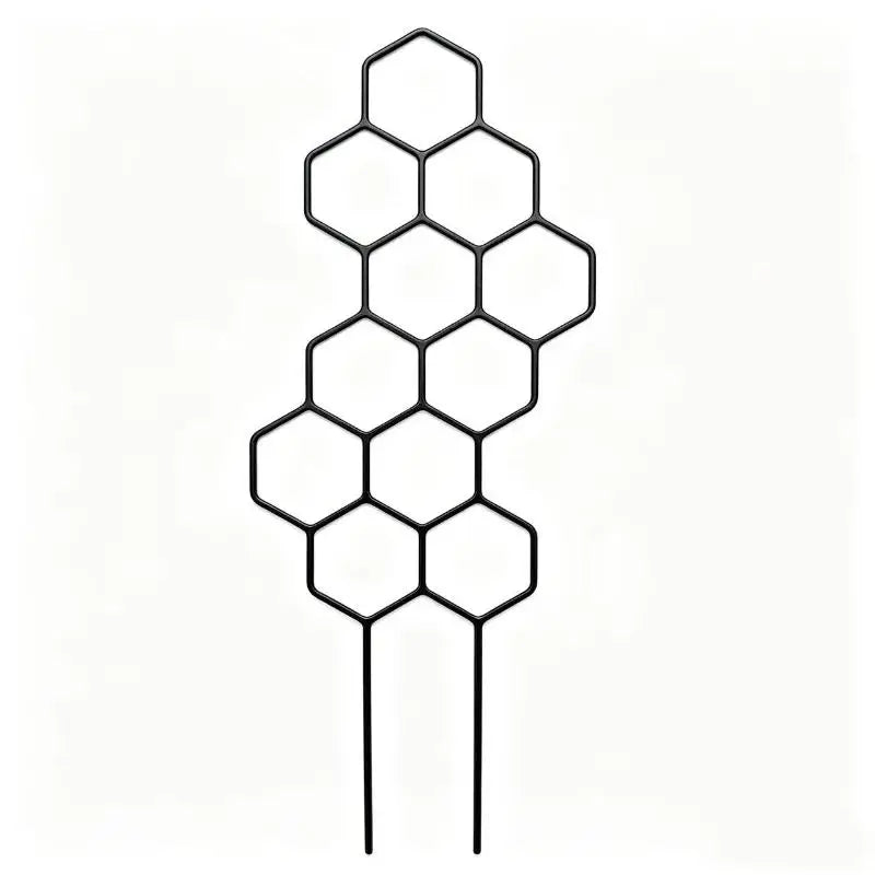 1PC Honeycomb Design Plant Trellis, Rustproof Plastic Support For Potted Vines And Flowers, Indoor Outdoor Garden Climbing Frame