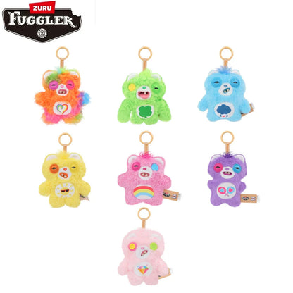 Original Fuggler Care-Bears Series Cute Ugly Teeth Monster Trendy Toys Plush Pendant Funny Trendy Dolls Keychain Gifts Bagged