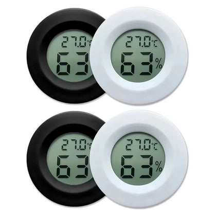 2/4 szt. Cyfrowy Termometr LCD Higrometr Wewnętrzny Elektroniczny Miernik Temperatury i Wilgotności Czujnik Stacja Pogodowa Dom