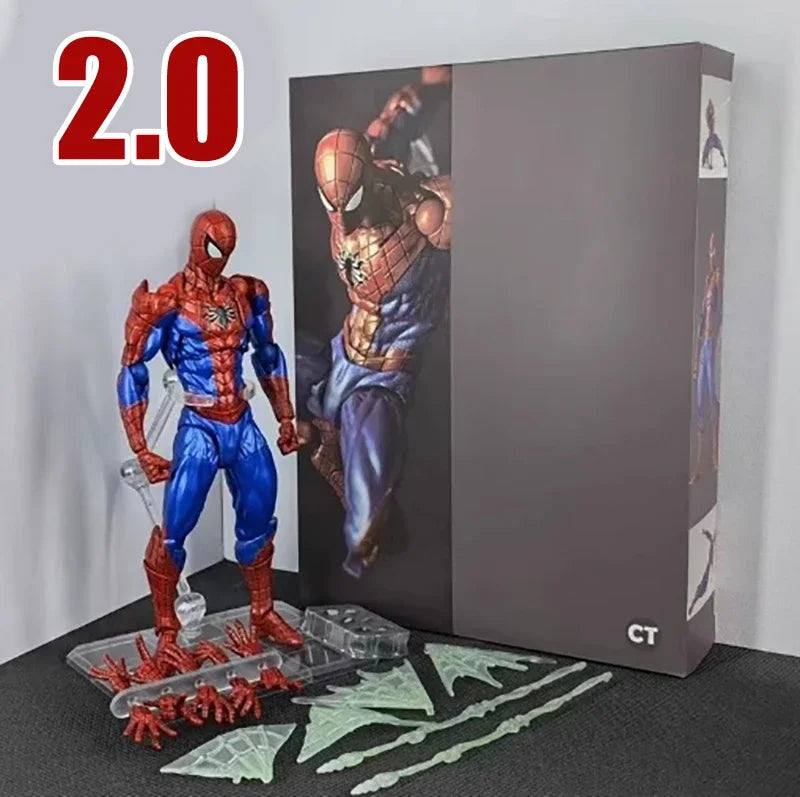 Mess Toys & Ct Toys Full Range Black Suit Neighbor Spiderman Mafex Daredevil 223 Wolverine 096 Batman 126 Action Figure 2.0 Toys