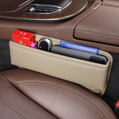 1PC Leather Car Organizer Box Car Seat Slit Gap Pocket Multifunctional Driver Seat Storage Holder Auto Interior Accessories
