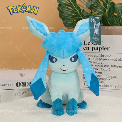 Hot Pokemon Plush Sylveon Leafeon Umbreon Vaporeon Glaceon Soft Anime Dolls Throw Pillow Stuffed Animal Birthday Gift for Kids