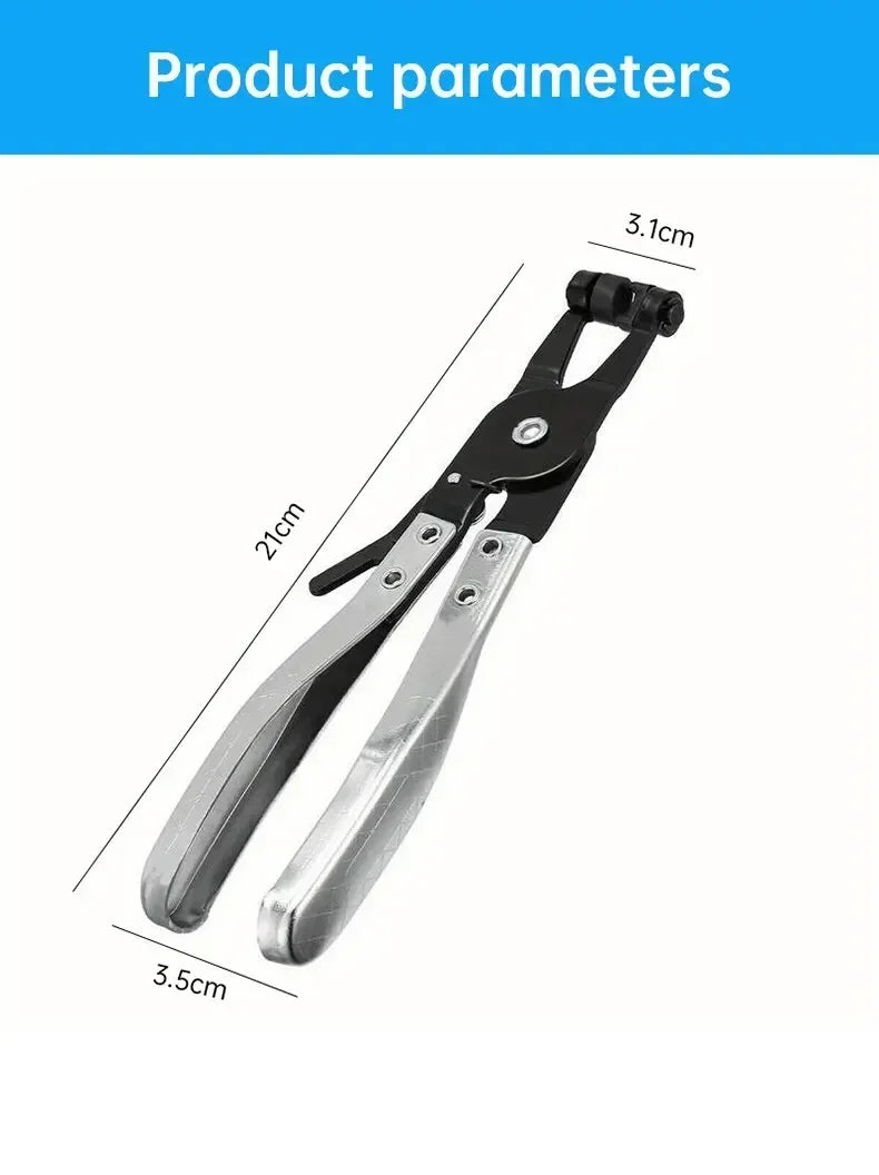 Car Water Pipe Hose Clip Pliers Clamp Swivel Drive Jaw Locking Tool Removal And Installation Of Ring-Type Flat-Band Hose Clamps