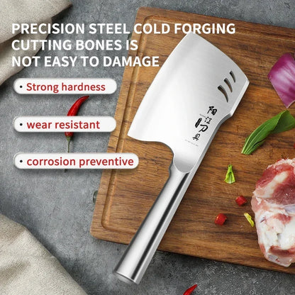 Stainless steel axe knife forging bone chopping knife bone chopping multi-function tool food processing special tool