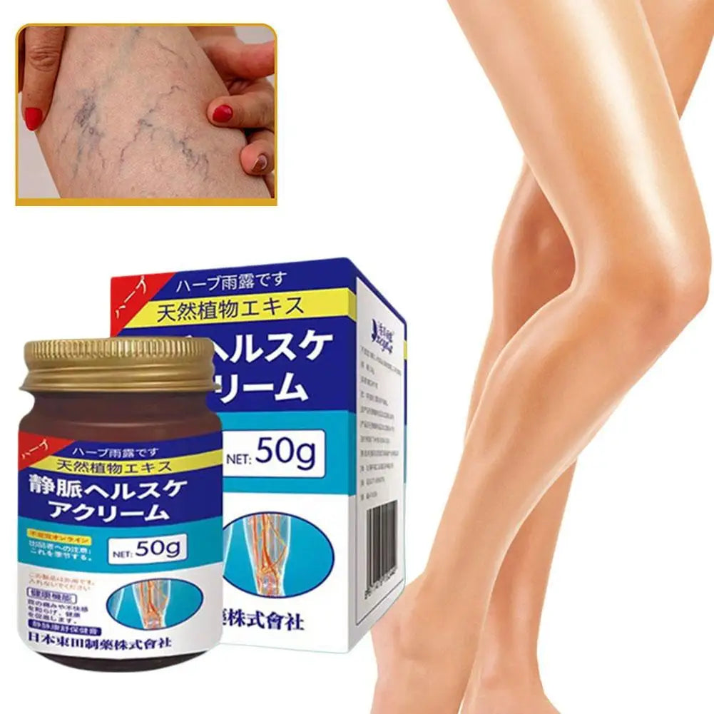 Natural Ingredients Vein Relief Cream for Legs Soothes Aching Varicose Veins Alleviates Swelling - Home Use for Leg Vein Health