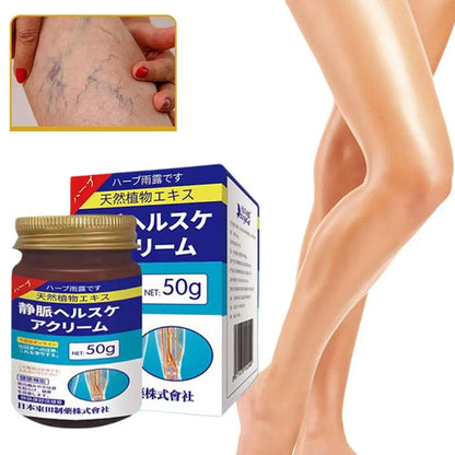 Natural Ingredients Vein Relief Cream for Legs Soothes Aching Varicose Veins Alleviates Swelling - Home Use for Leg Vein Health