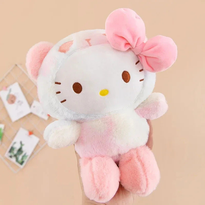 Sanrio Plush Cute Cinnamoroll hello kitty Kuromi My Melody Plush Toys Doll Pillow Anime Cartoon Kids Gifts Room Decoration Dolls
