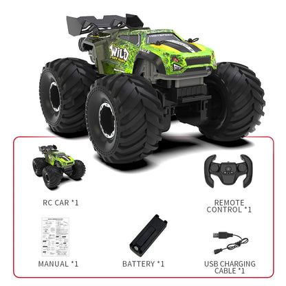 JJRC 2026 Q248 Remote Control Toy 4WD Off Road Amphibious Climbing Vehicle Waterproof Stunt Remote Control Car Children Toy Gift
