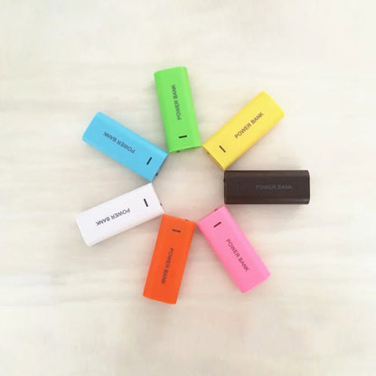 1/2pcs Power Bank Case 1-Cell 18650 Battery Box for Smart Phone Charge 5V 1A for 18650 Battery with Indicator Light