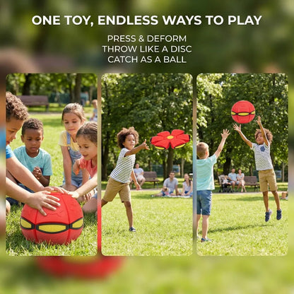Flying UFO Throw Disc Ball – Outdoor Garden Basketball Game Toy for Kids, Flat Throw Flying Disc Fun Activity Toys