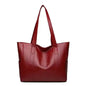 Women PU Leather Large Capacity Shoulder Bag Crossbody Hand Tote Vintage