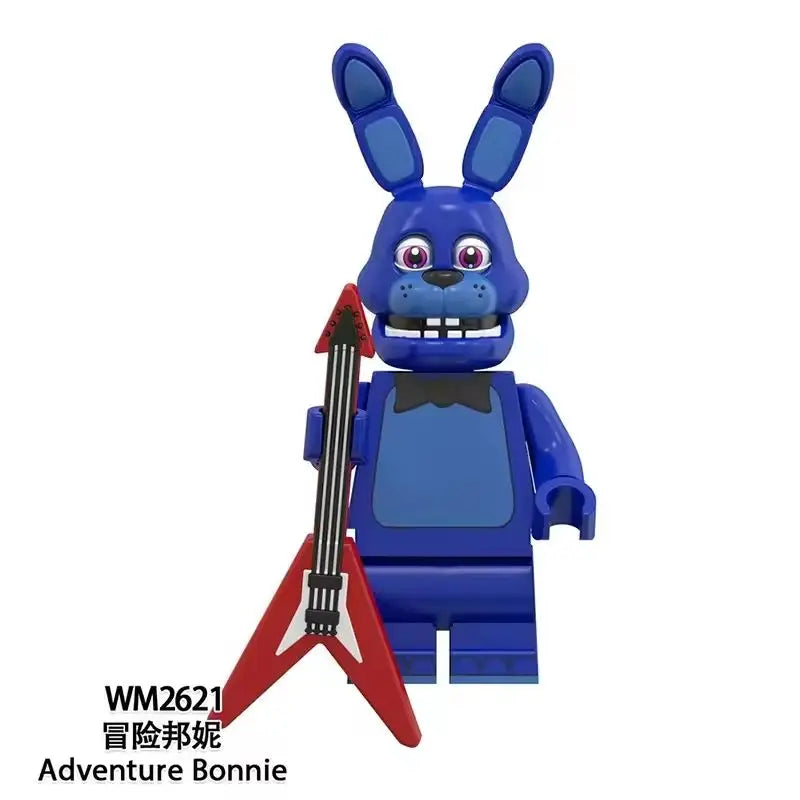 NEW FNAF Nights Game Figure Mini Figures Building BlocksSkeleton Thriller Toys gift kids toys mould king