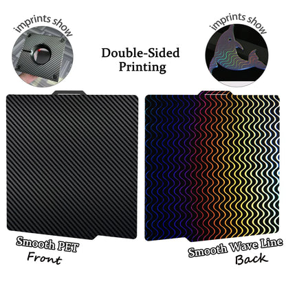 JUUPINE Do płyty konstrukcyjnej Bambulab 257x257mm Blacha ze stali sprężynowej X2D Płyta konstrukcyjna P2S A1 X1C P1S Płyta konstrukcyjna do drukarek 3D Bamboo Lab