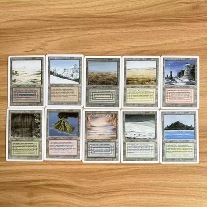 216 Pcs Black Core Cards P9 Dual Land Fetch Land Shock Lands  Proxy Cards