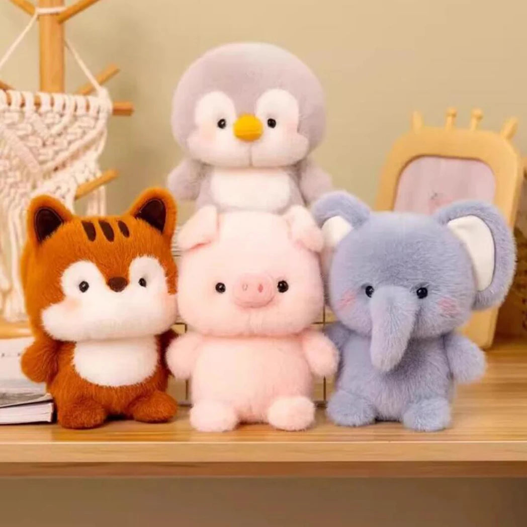 15CM Cute Animal Plush Toy Children Table Doll Ornaments Companion Doll Birthday Christmas Gifts Soft Sleeping Companion Kawaii
