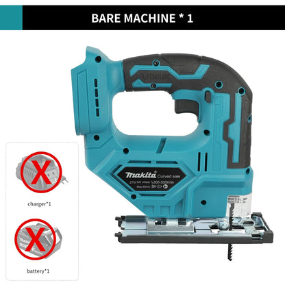 Makita DJV182Z 18V Cordless Barrel Handle Jigsaw Electric Saw with Saw Blade Tool - No Battery Or Charger Included