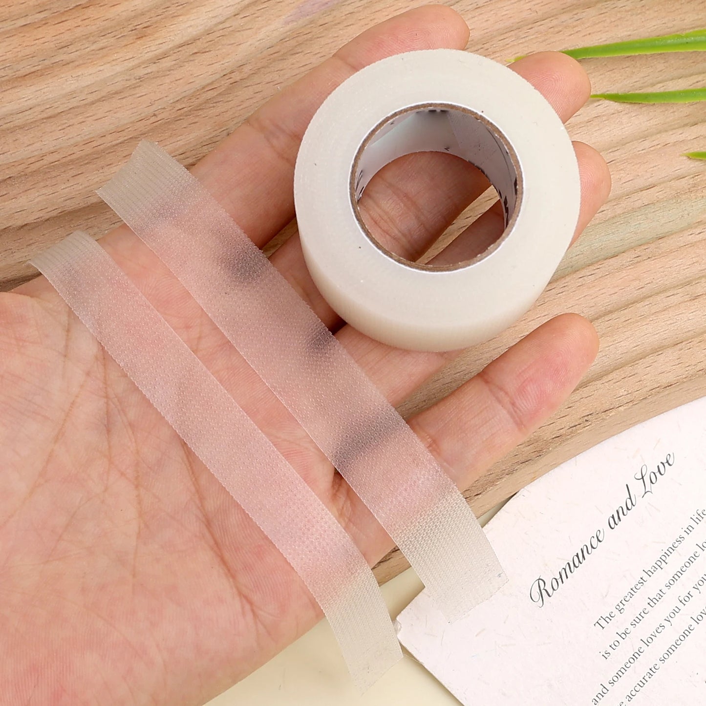 8M/Roll Breathable PE Facial Tape Professional Lift Wrinkles Doulble Eyelid Tape Beauty Makeup Tool Transparent Lashes Extension