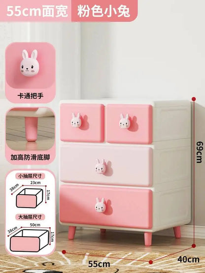 Cute Children Nightstands Nordic Pink Korean Children Nightstands Corner Cabinets Nachtkastje Kids Bedroom Furniture YN50CN