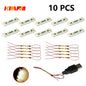 10PCS 0.8mm Pin RGB LED For LEGO Building Blocks USB Lamp DIY Street Light City Electric Decorate 1X1 Brick Compatible All Brand