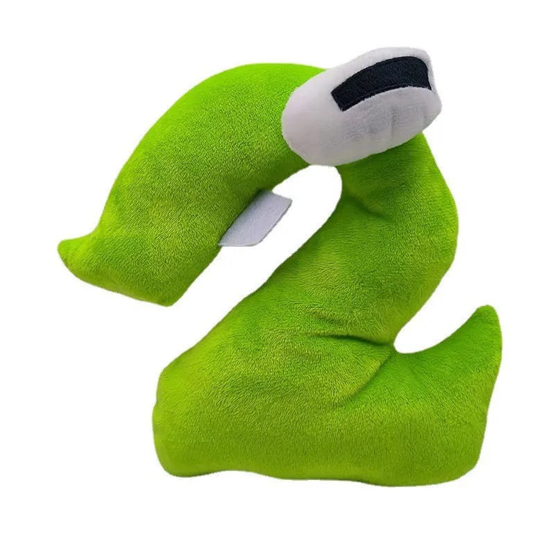 10Pcs 0-9 Number Lore Plush Toy Character Doll Kawaii Stuffed Animal Alphabet Lore Plushie Toys for Children Educational Gifts