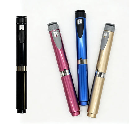 Reusable Peptide Pen,Insulin Pen Reusable Adjustable Dose 3ml Cartridge Subcutaneous Injector Medical Aesthetic Durable Precise